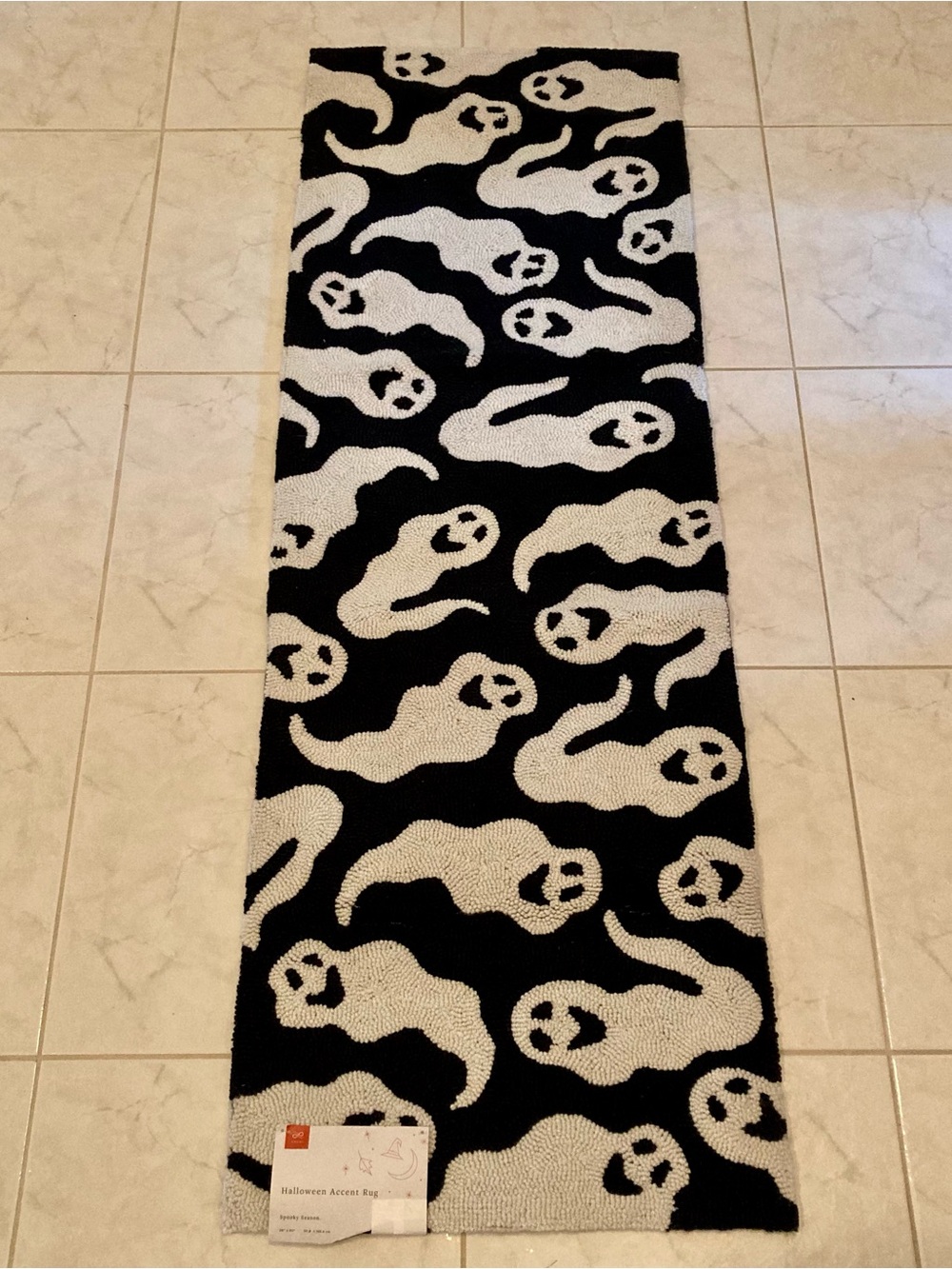 NWT Loloi brand “Spirited” Tik Tok viral ghost runner shaped rug 20” x 60”